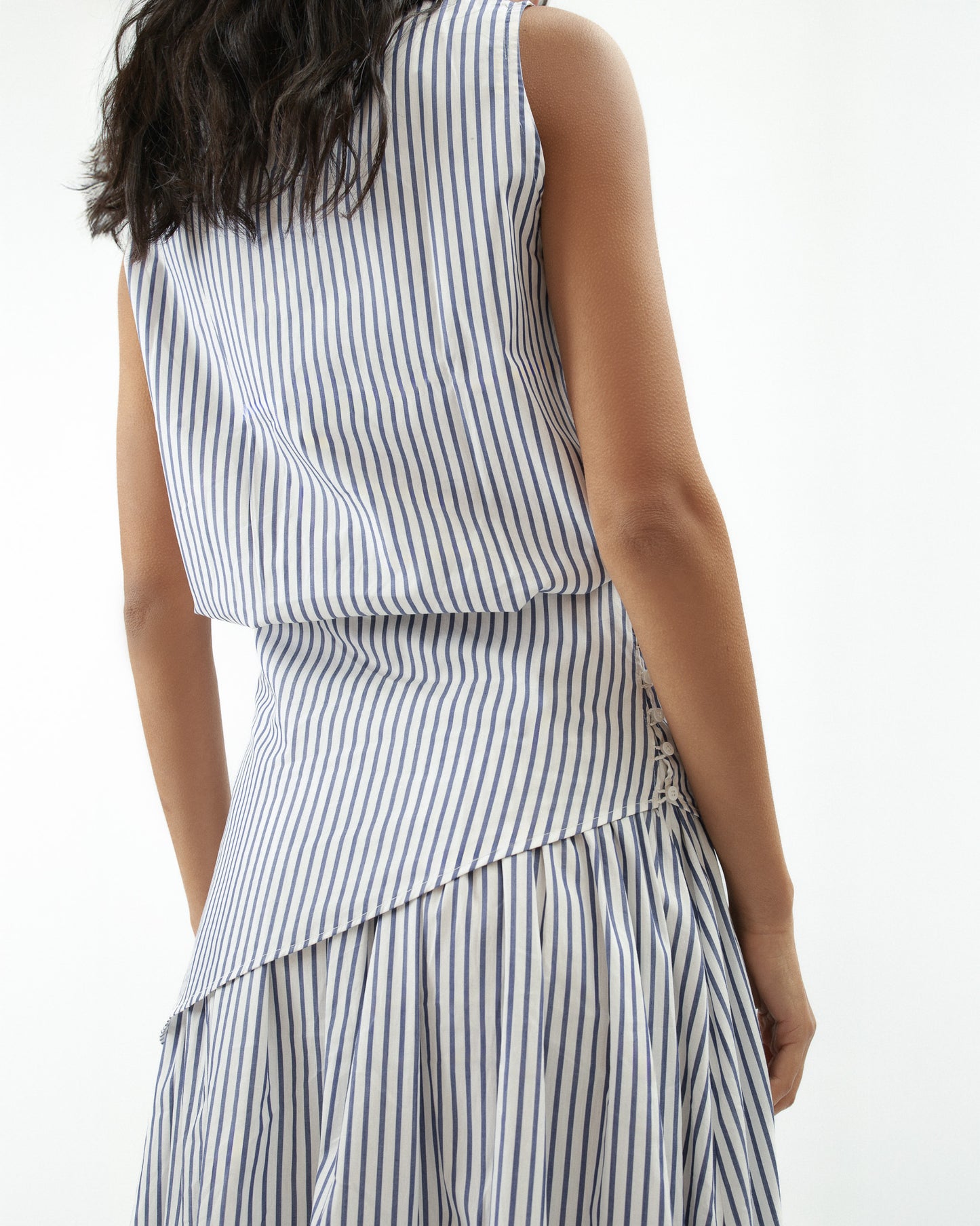 Sohag top in Aegean blue